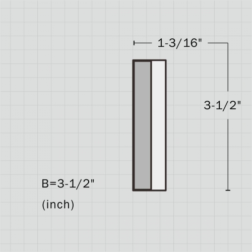 Polyurethane 3 inch wall molding frames