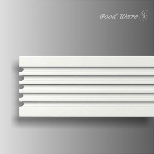 Polyurethane fluted window and door molding