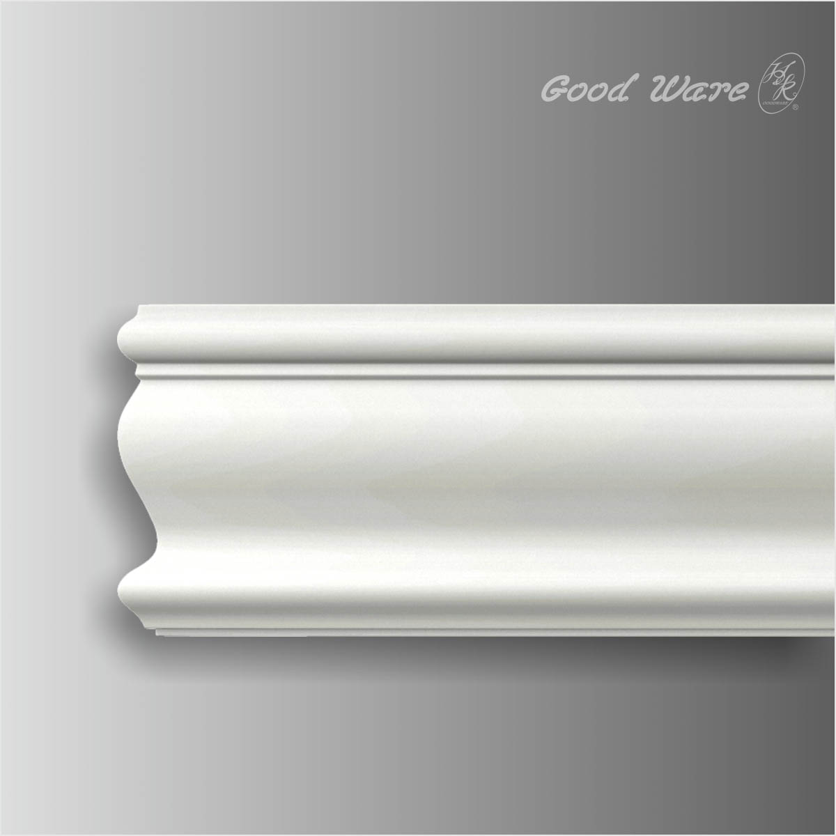 Polyurethane white decorative window trim