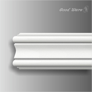 Polyurethane simple white window trim molding