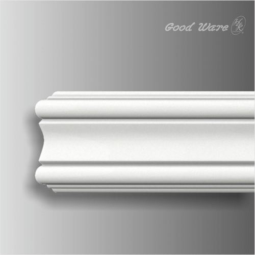 Polyurethane simple white window trim molding