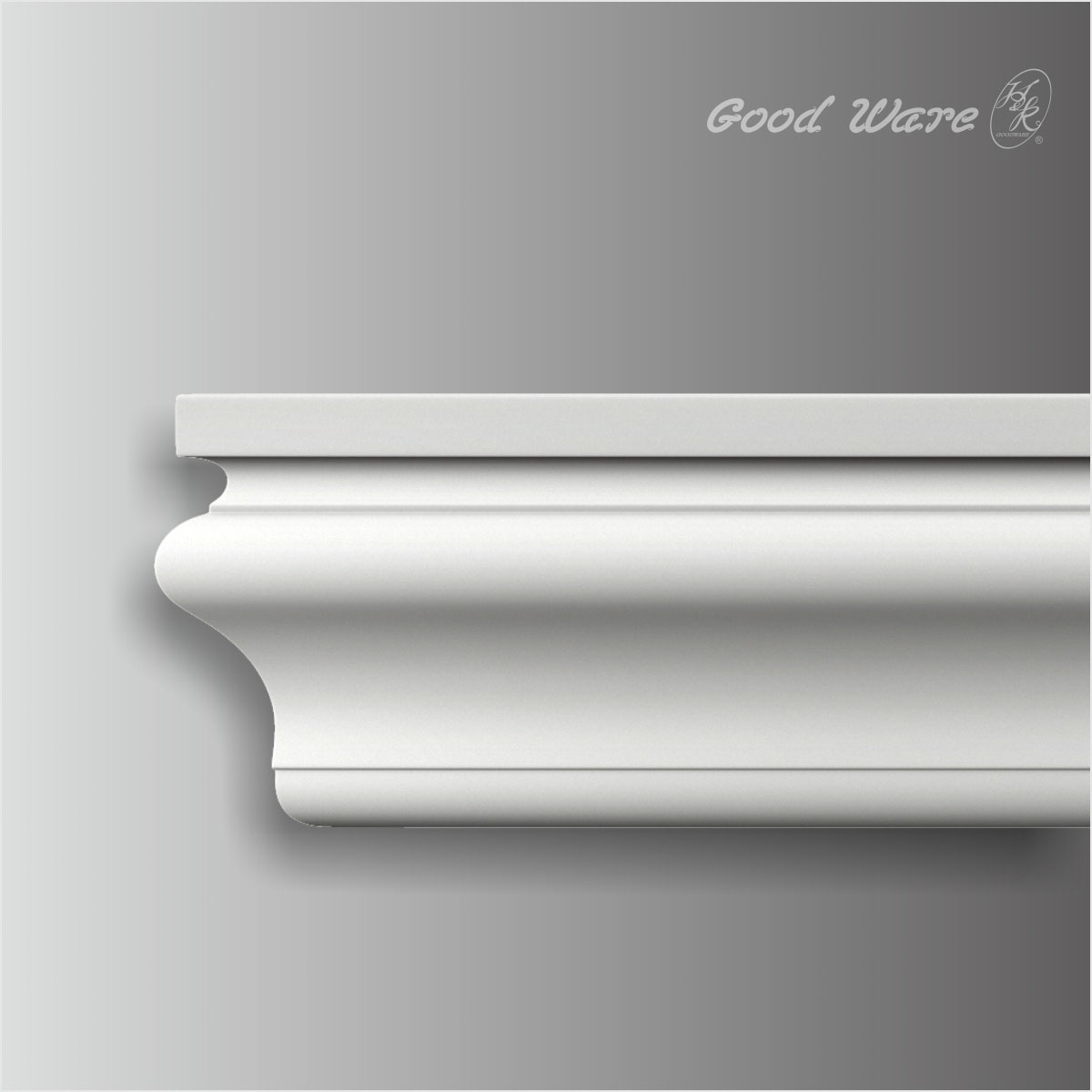 Polyurethane simple bathroom baseboard trim