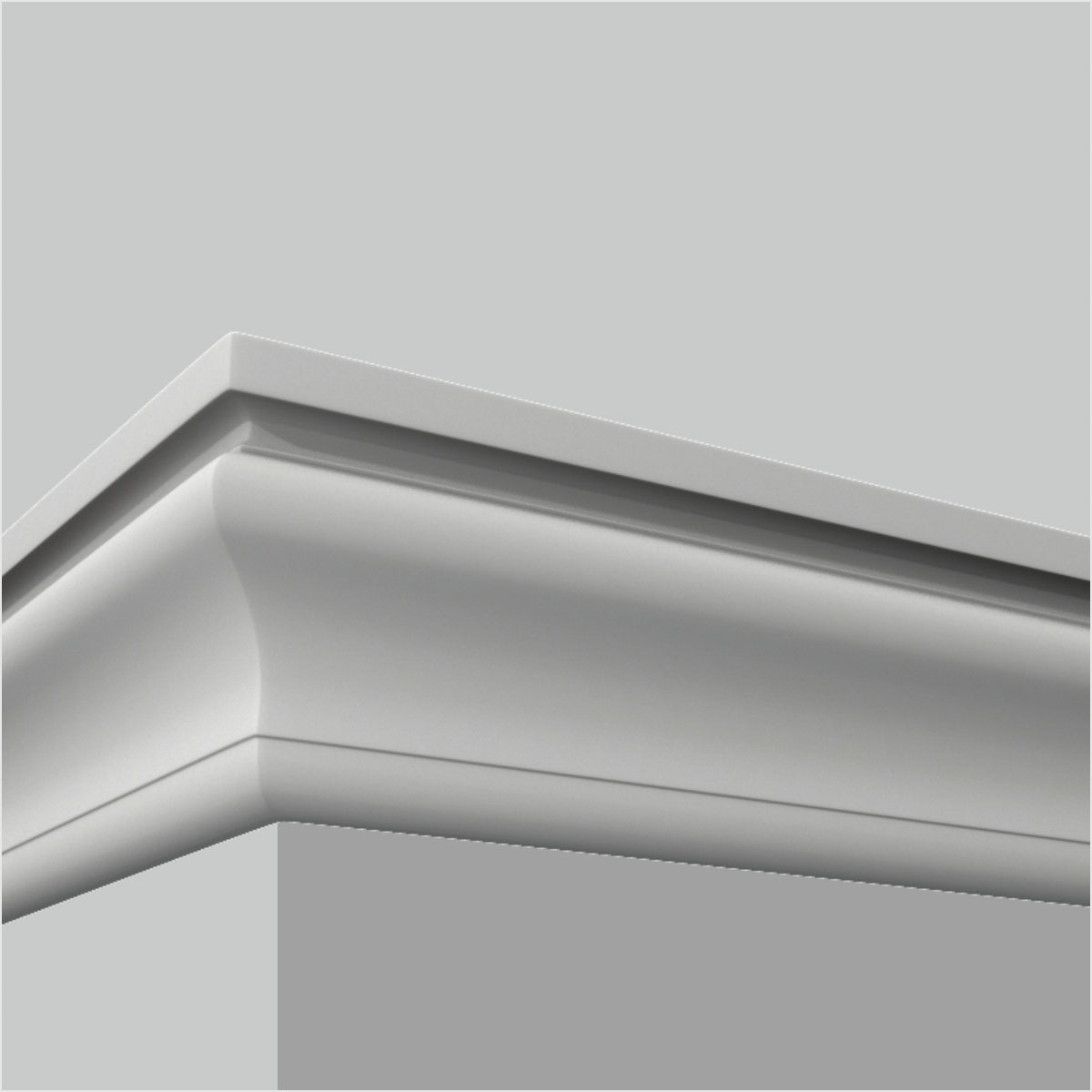 Polyurethane simple bathroom baseboard trim