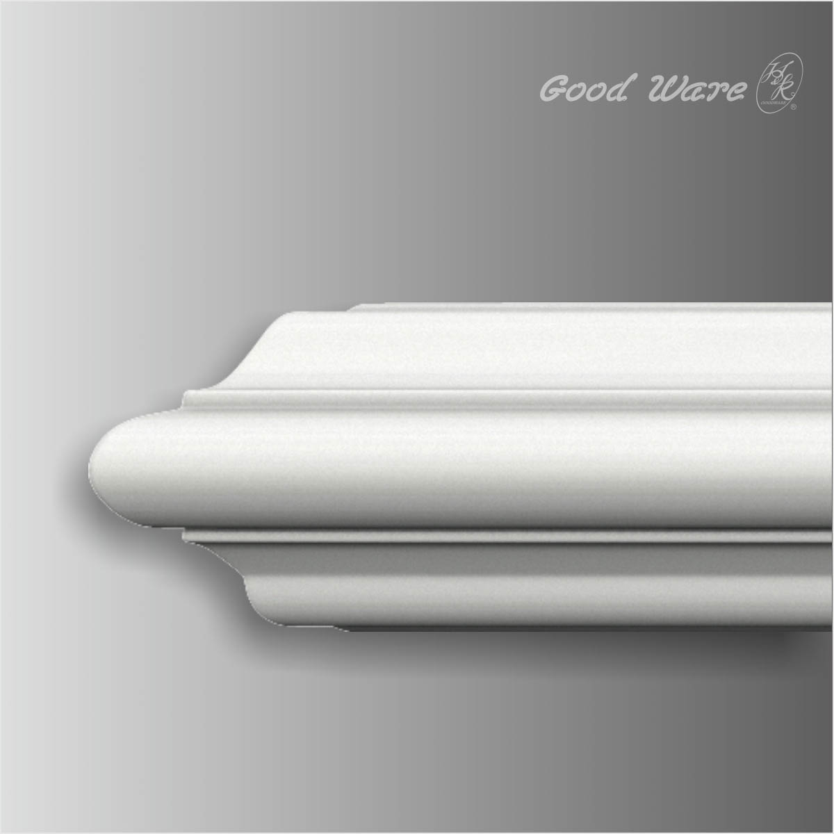 Polyurethane plain corner post molding