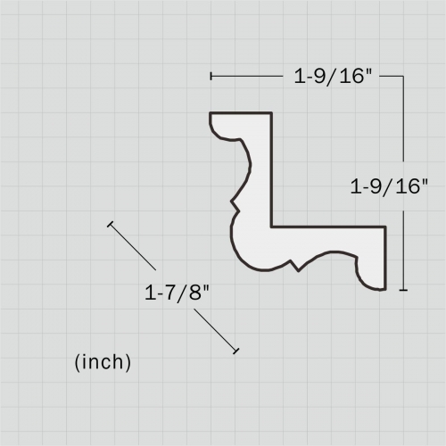 Polyurethane corner molding trim for sale
