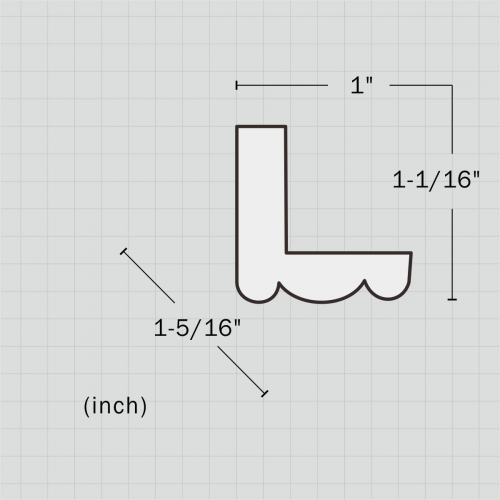 Polyurethane corner wall molding for sale