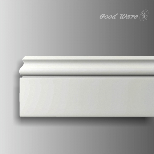 Polyurethane 5 inch modern baseboard molding