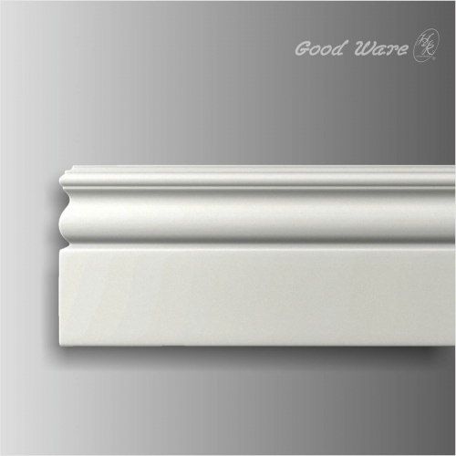 Polyurethane simple 4 inch baseboard molding