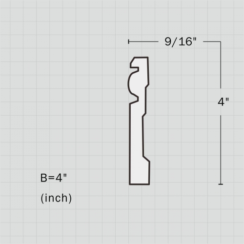 polyurethane decorative baseboard for sale