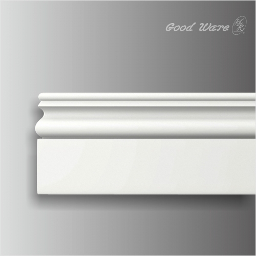 polyurethane 4 inch modern baseboard moulding