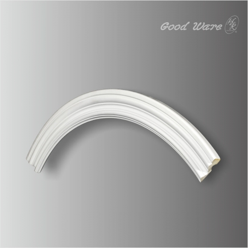 Polyurethane plain circle trim modern ceiling design