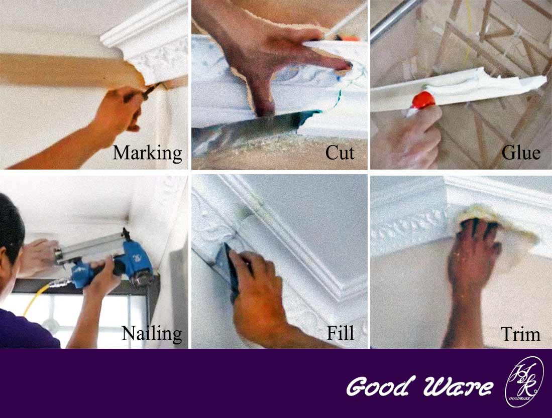 Wall trim installation