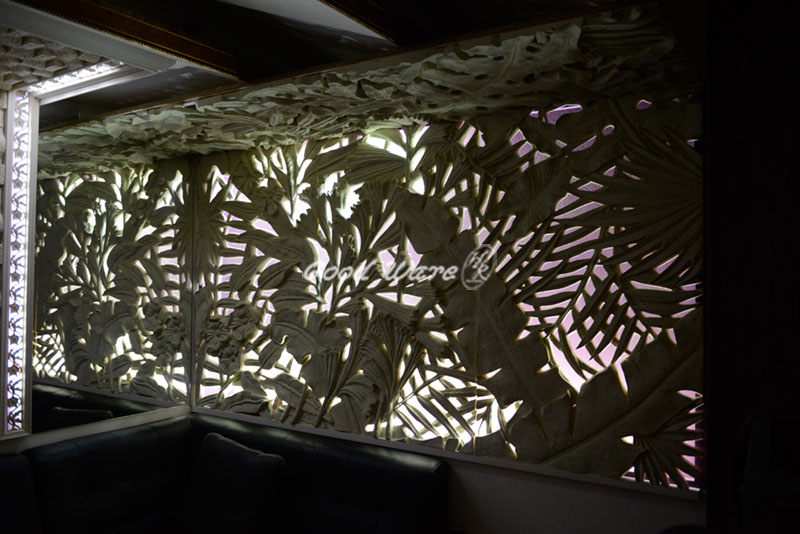 Pierced decorative wall dividers