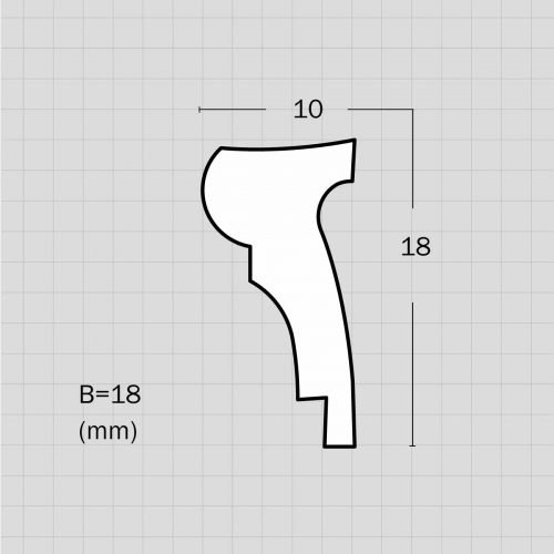 Architectural flexible decorative molding