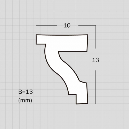 Flexible moulding trim for arched windows