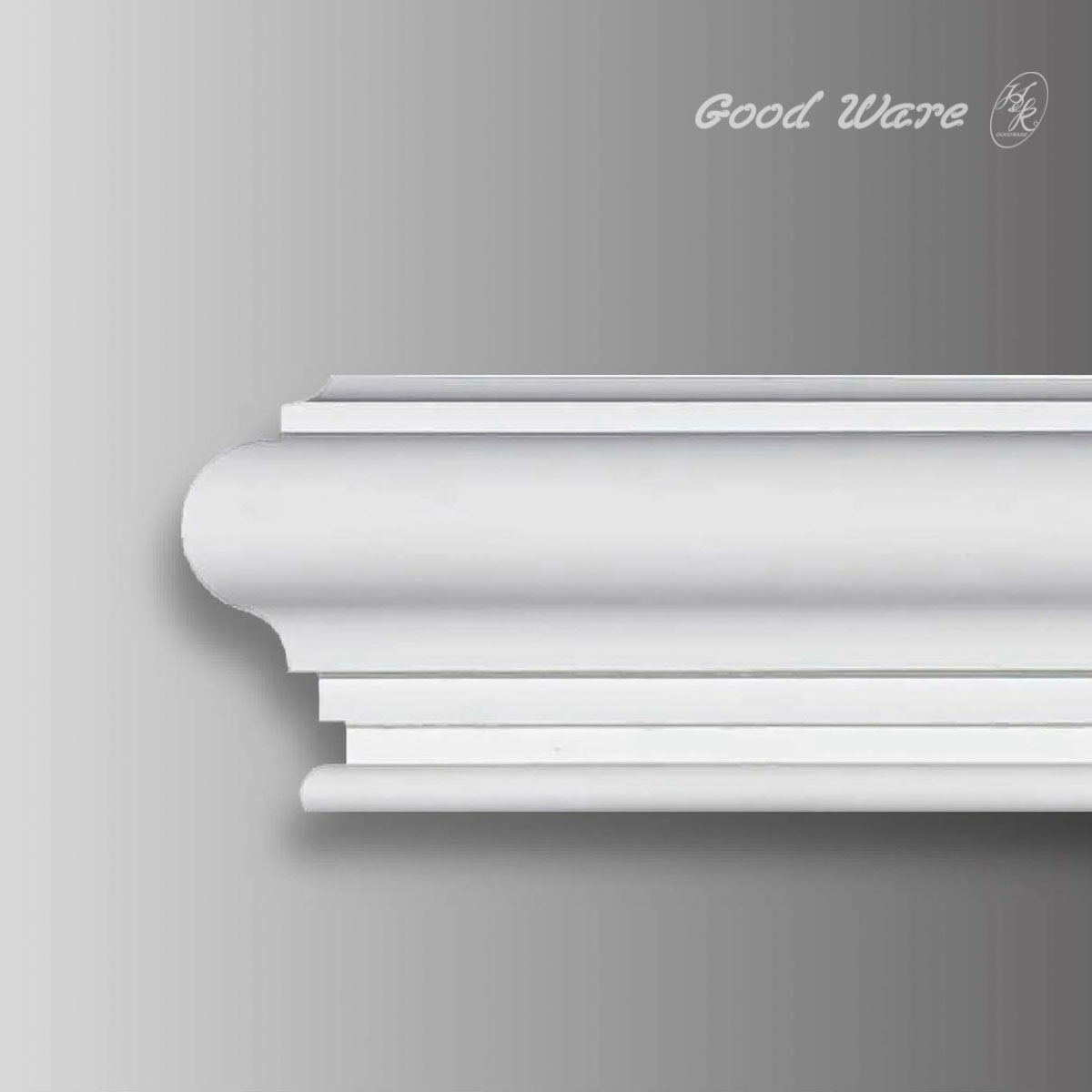 Decorative flex molding for inside corner