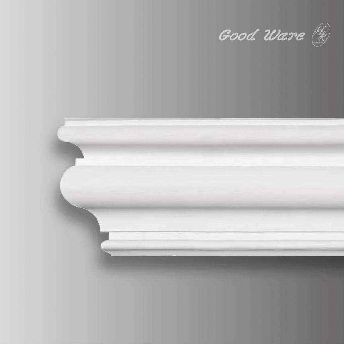 Interior flexible arch trim molding