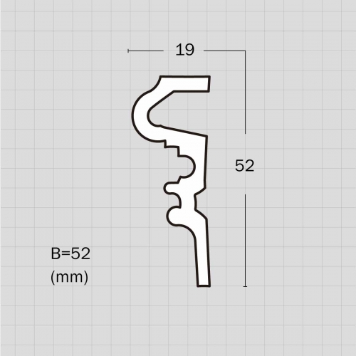 Flexible molding trim for wall decor