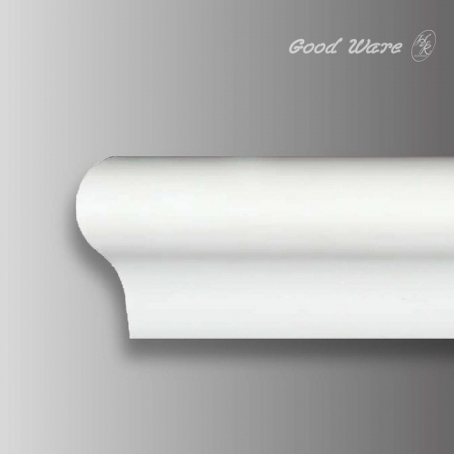 Flexible handrail molding for stairway