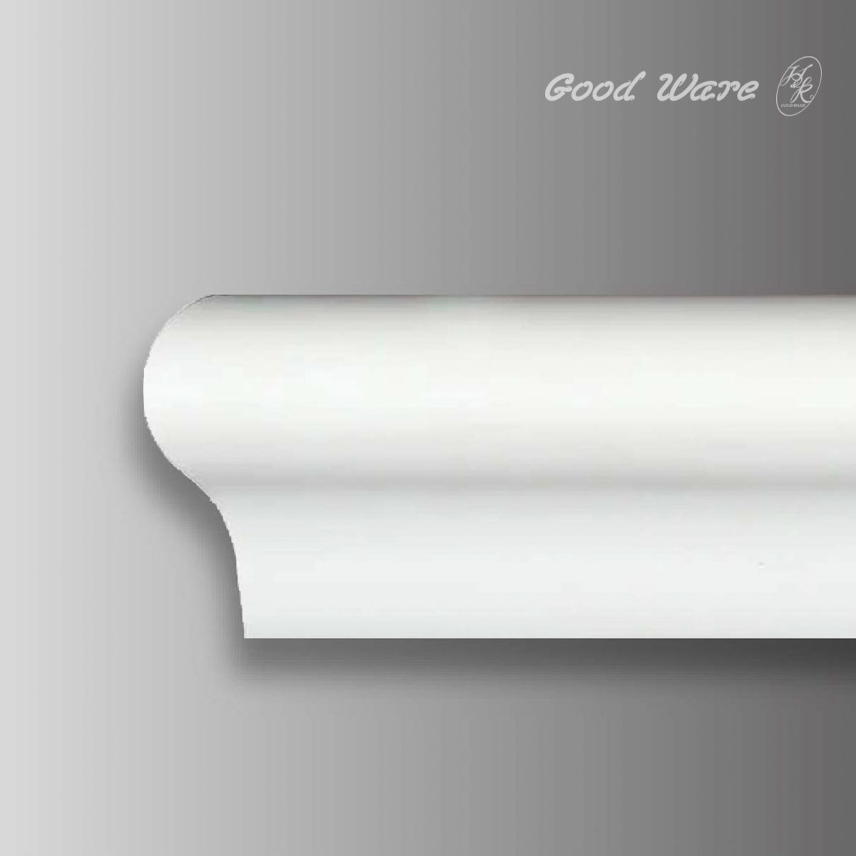 Flexible handrail molding for stairway