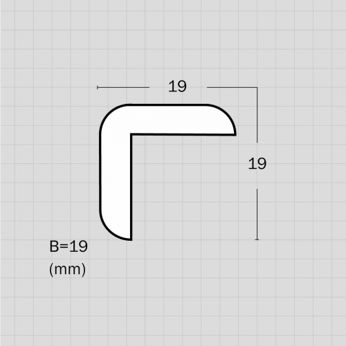 Contemporary flexible ceiling molding