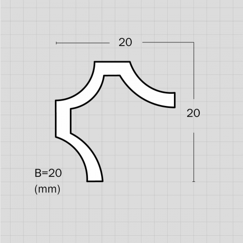 Interior flexible base shoe molding