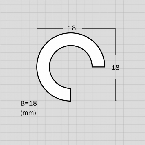 Flexible inside corner baseboard molding