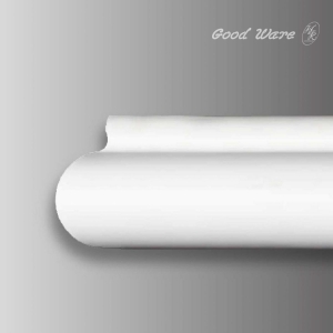 Decorative flexable curved ceiling molding