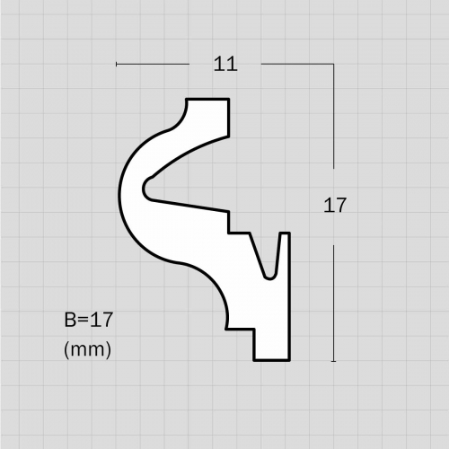 Ornamental flex corner wall trim molding