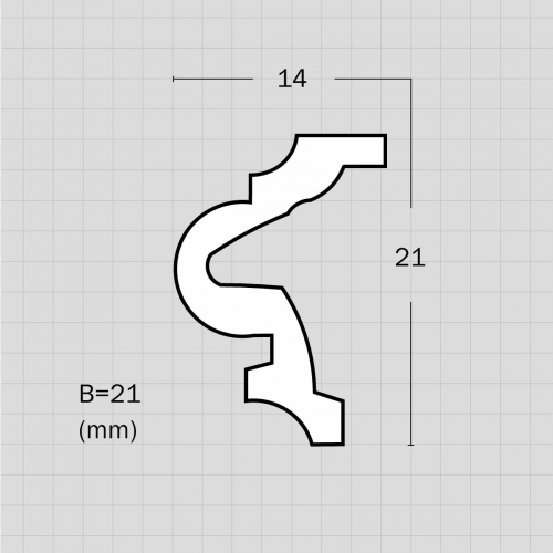 Exterior flexible window molding trim