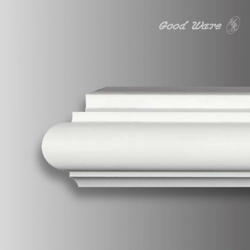 Flexible curved cornice mouldings