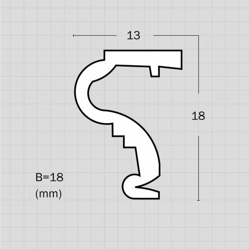 Flexible arch doorway house trim molding
