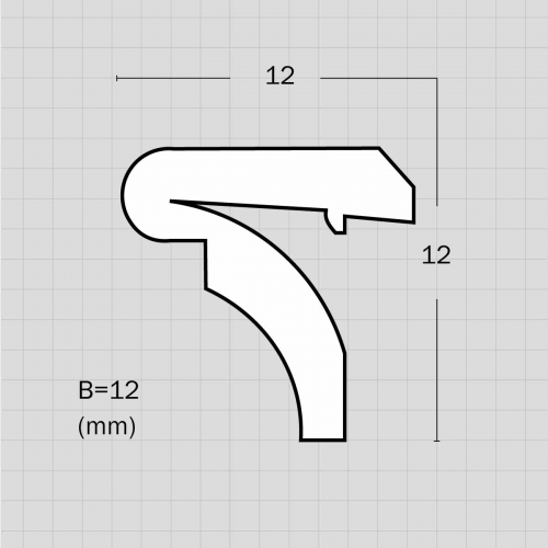 Decorative flexible t moulding for sale