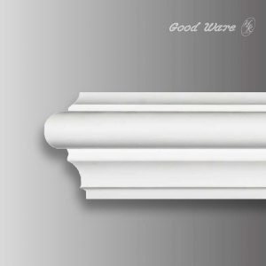 Decorative flexible curved trim molding