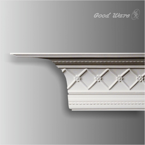 Large polyurethane antique crown molding for sale