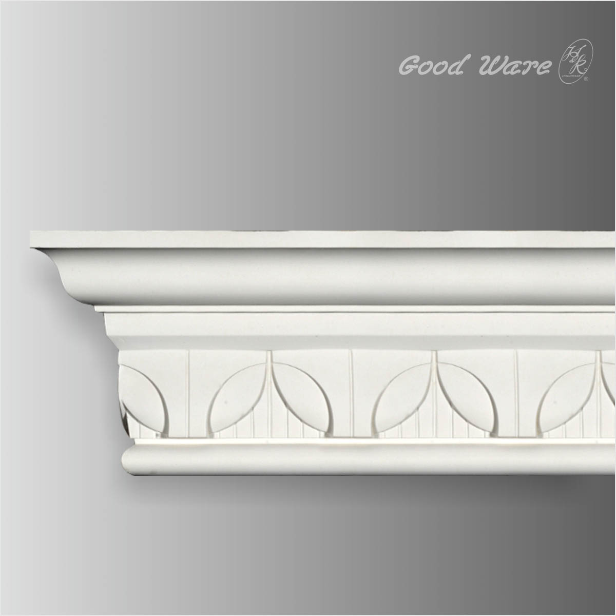 PU decorative leaf crown molding