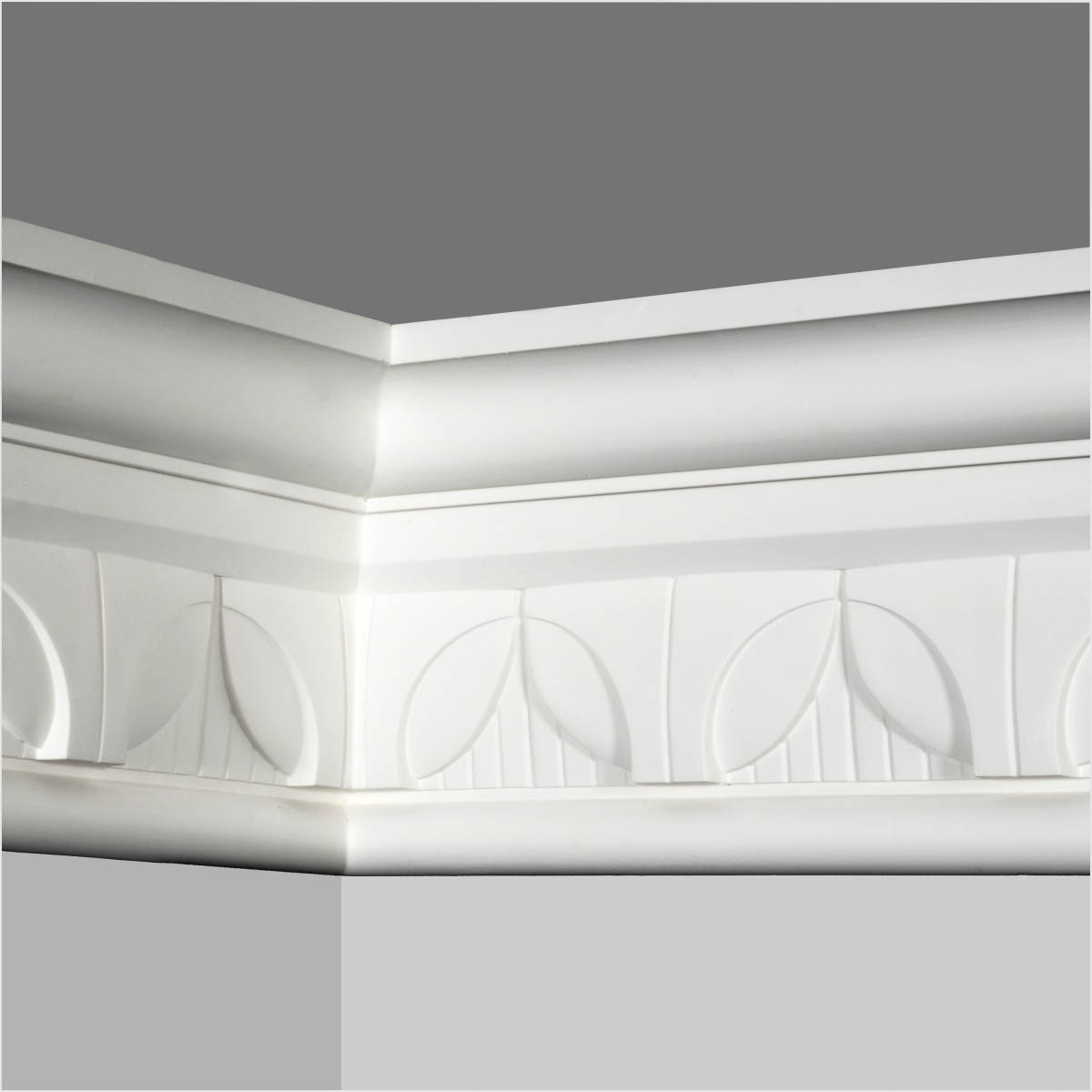 PU decorative leaf crown molding