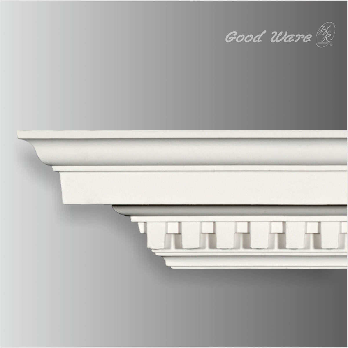 Dentil decorative cornice moulding