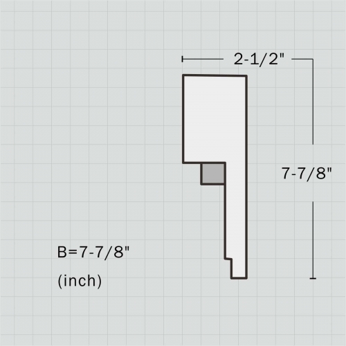 White Polyurethane Dentil Chair Rail Designer & Supplier
