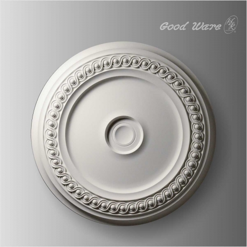 Polyurethane medallion for ceiling light