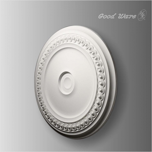 Polyurethane medallion for ceiling light
