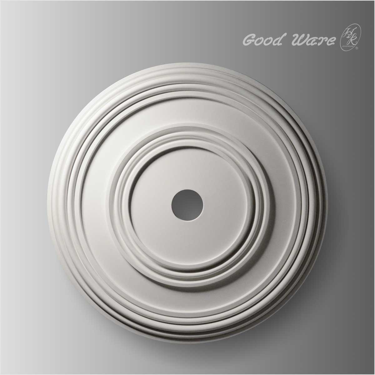 Traditional polyurethane plain ceiling medallion