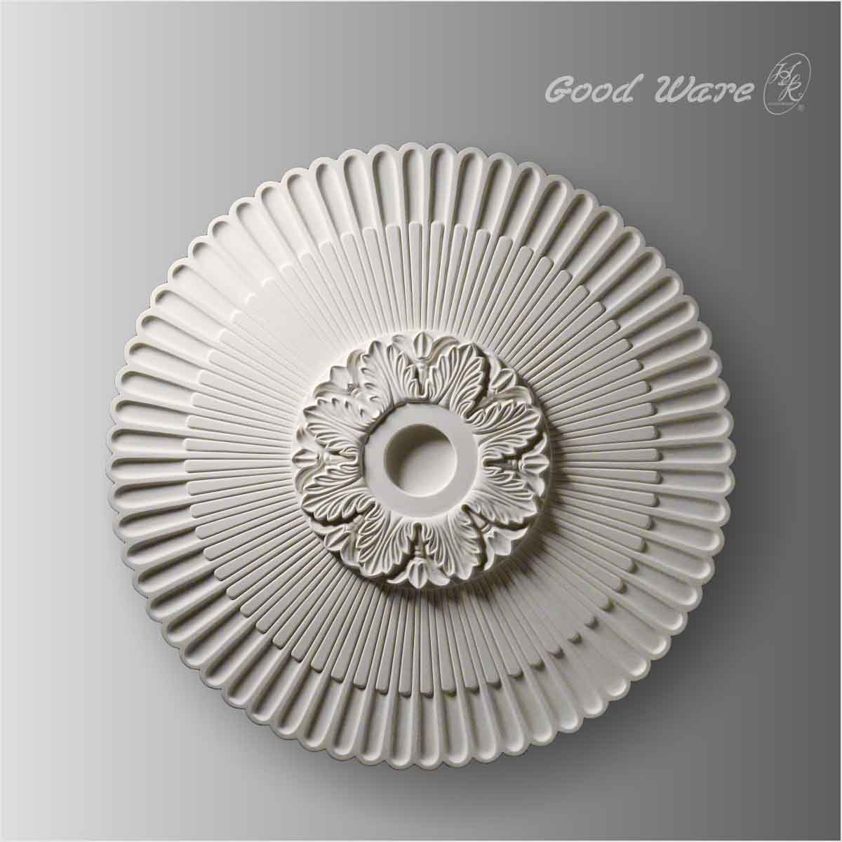 Ceiling medallions for light fixtures