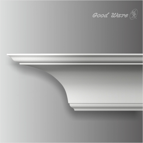 Polyurethane simple crown molding fireplace