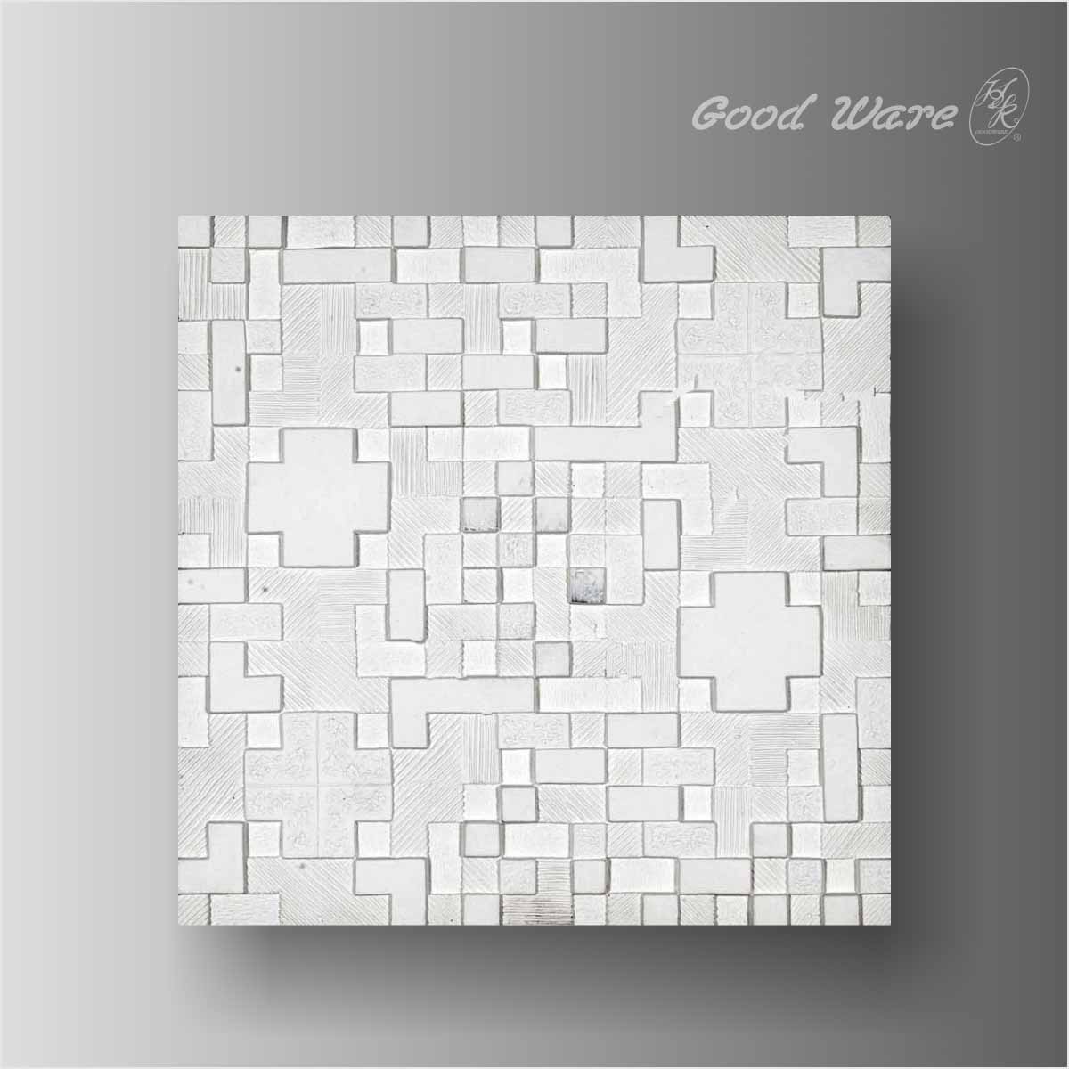 Polyurethane architecture white wall paneling