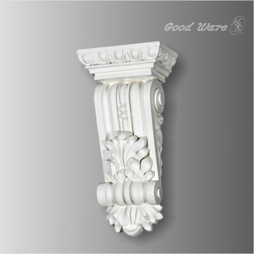 Polyurethane egg and dart baroque corbels