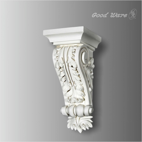 Decorative acanthus leaves polyurethane corbel