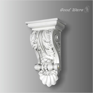Polyurethane acanthus and shell victorian corbels