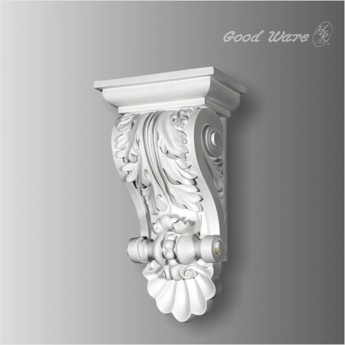 Polyurethane acanthus and shell victorian corbels