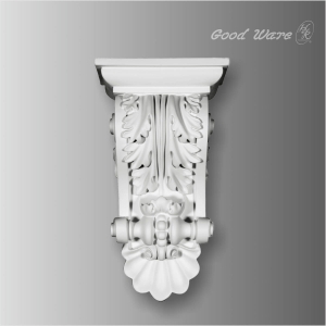 Polyurethane acanthus and shell victorian corbels